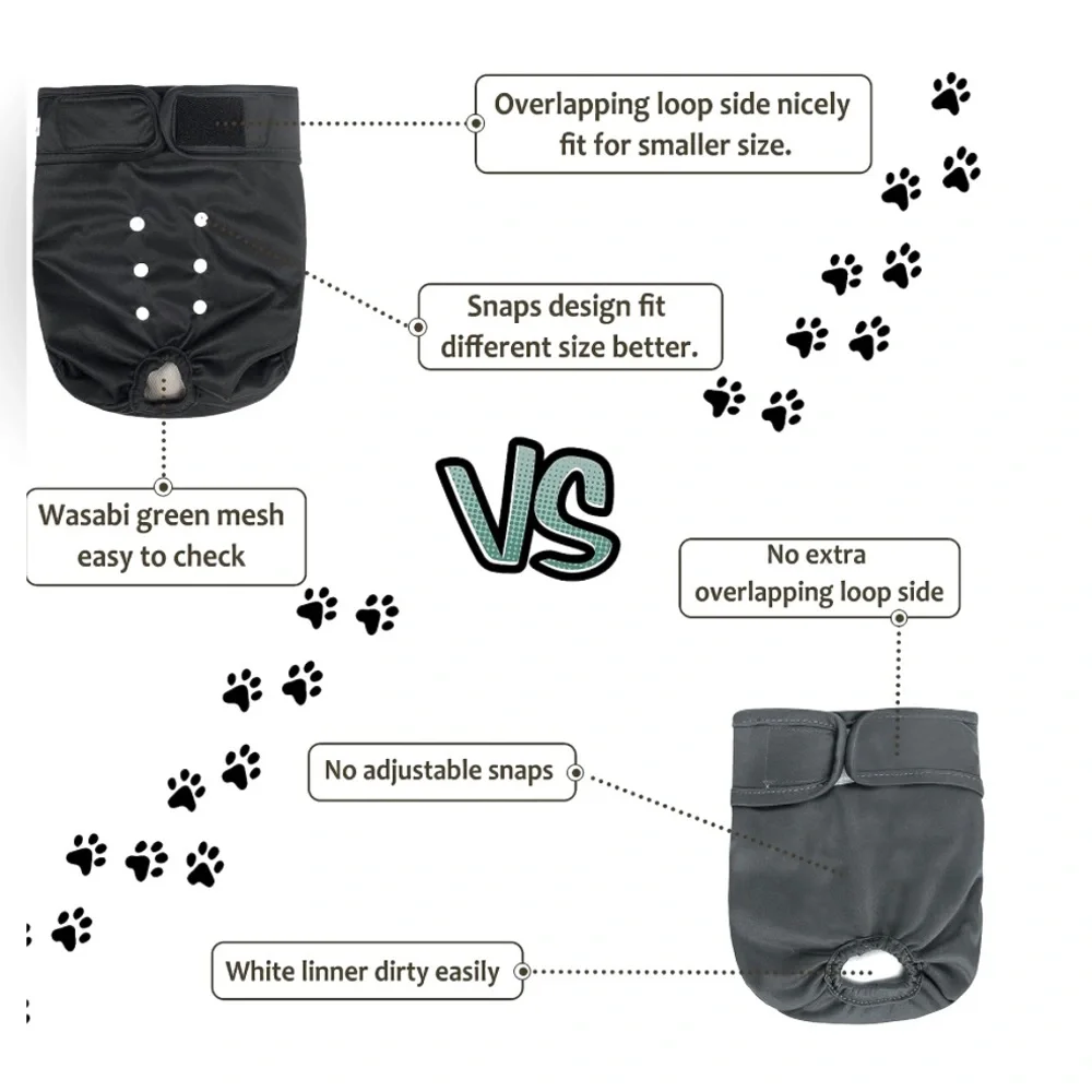 Washable Female Dog Diapers